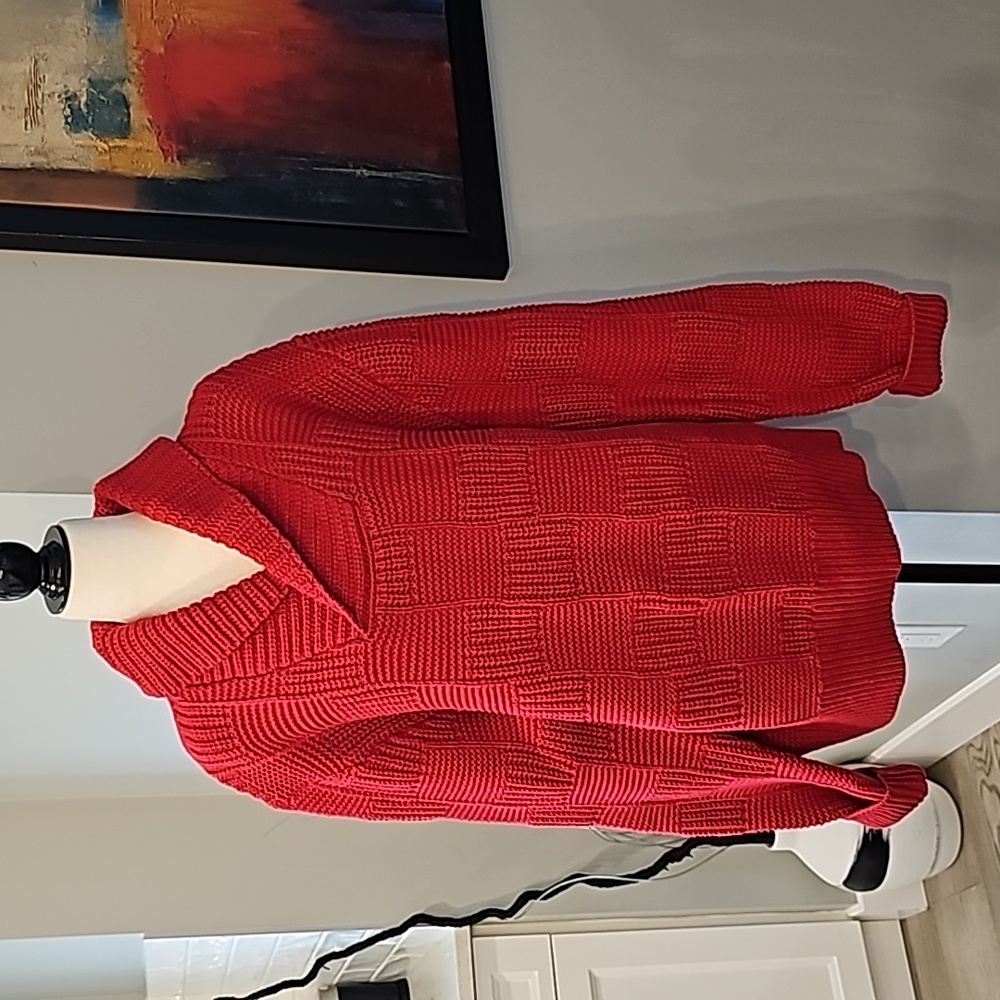 Heavy knit sweater